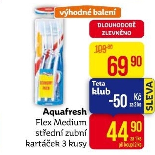 Kartáček na zuby Flex Aquafresh