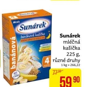 Kaše mléčná Sunárek