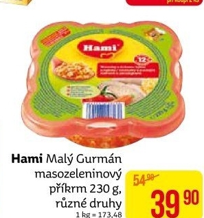 Příkrm Malý gurmán Hami