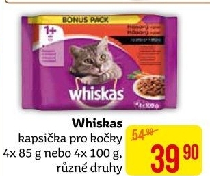 Kapsičky pro kočky Whiskas