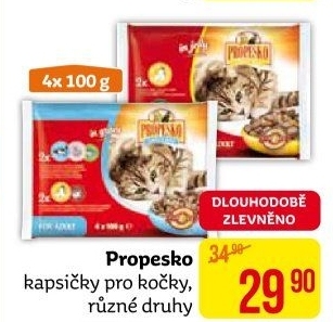 Kapsičky pro kočky Propesko