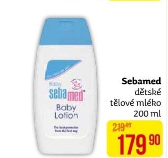 Tělové mléko dětské Sebamed Baby