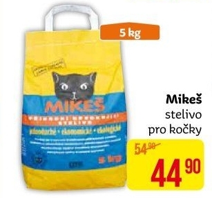 Stelivo pro kočky Mikeš