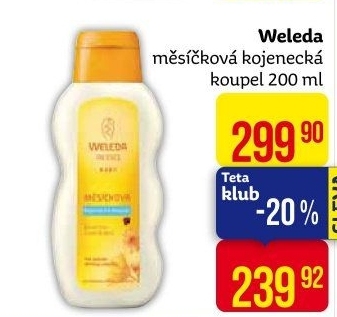 Koupel měsíčková kojenecká Baby Weleda