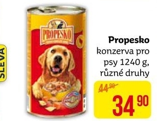 Konzerva pro psy Propesko
