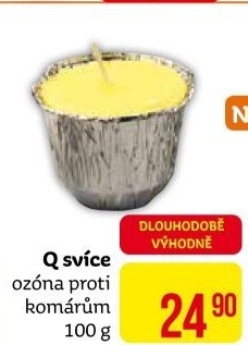 Svíčka proti komárům Ozóna