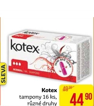 Tampony Kotex