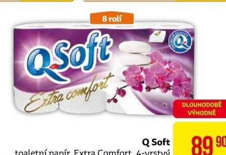Toaletní papír 4vrstvýQ soft