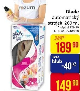 Osvěžovač vzduchu automatický Glade by Brise