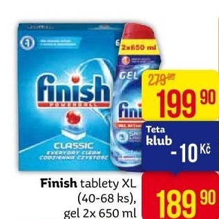 Tablety do myčky Finish