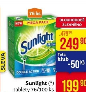 Tablety do myčky Sunlight