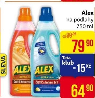 Čistič na podlahy Alex