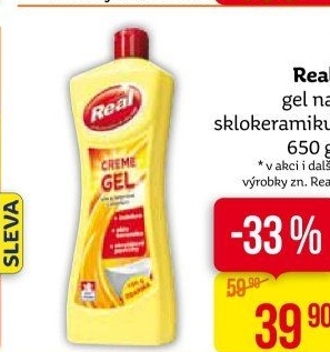 Čistič na sklokeramiku a indukce Real