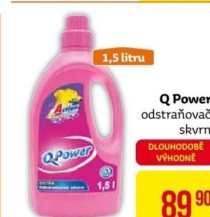 Odstraňovač skvrn tekutý Q-Power