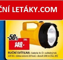 SLL 85 RUČNÍ SVÍTILNA 5 WATT 4XD SENCOR