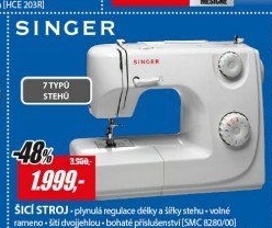SMC 8280/00 ŠICÍ STROJSINGER