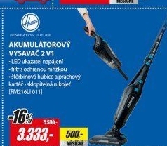 FM216LI 011 AKU TYČOVÝ VYSAVAČHOOVER