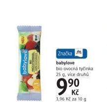 Tyčinka ovocná bio Babylove