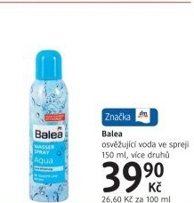Osvěžující voda ve spreji Balea