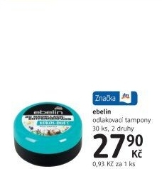 Odlakovací tampony Ebelin
