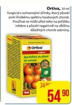 Přípravek proti plísním Ortiva Syngenta