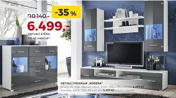 Obývací stěna MODENA