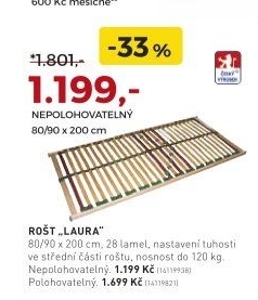 Lamelový rošt LAURA