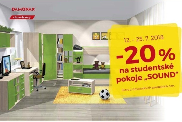Studentské pokoje SOUND
