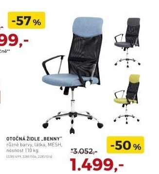 Otočná židle BENNY