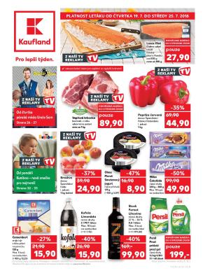akční leták Kaufland 19.7.2018-25.7.2018
