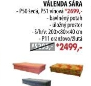 Válenda SÁRA šedá