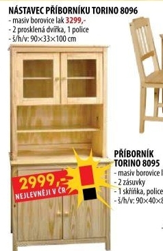 Nástavec příborníku TORINO