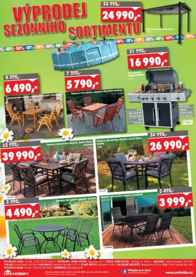 akční leták UNI HOBBY 19.7.2018-5.8.2018