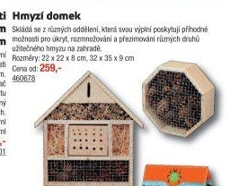 Hotel - domeček pro hmyz
