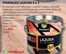 Lazura 3v1 Primalex