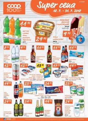 akční leták COOP 18.7.2018-24.7.2018