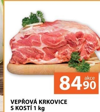 Vepřová krkovice s kostí
