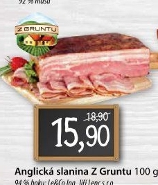 Anglická slanina Z gruntu