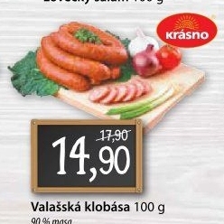 Valašská klobása Krásno