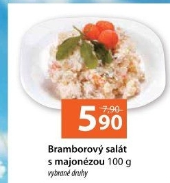 Bramborový salát s majonézou