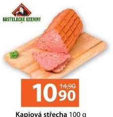 Střecha kapiová Kostelecké uzeniny