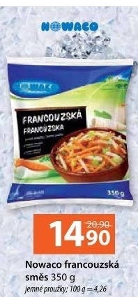 Zeleninová francouzská směs mražená Nowaco