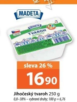 Tvaroh Jihočeský Madeta