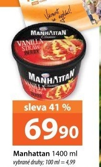 Zmrzlina v kelímku Manhattan Nestlé