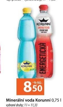 Voda ochucená Korunní