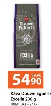 Mletá káva Excella Douwe Egberts