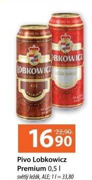 Pivo světlý ležák 12° Premium Lobkowicz