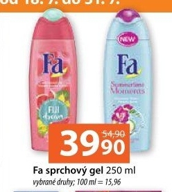 Sprchový gel Fa