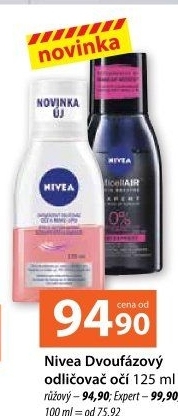Odličovač očí dvoufázový Nivea