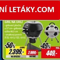 FZG 1013 Gril na uhlí+kolečka FIELDMANN